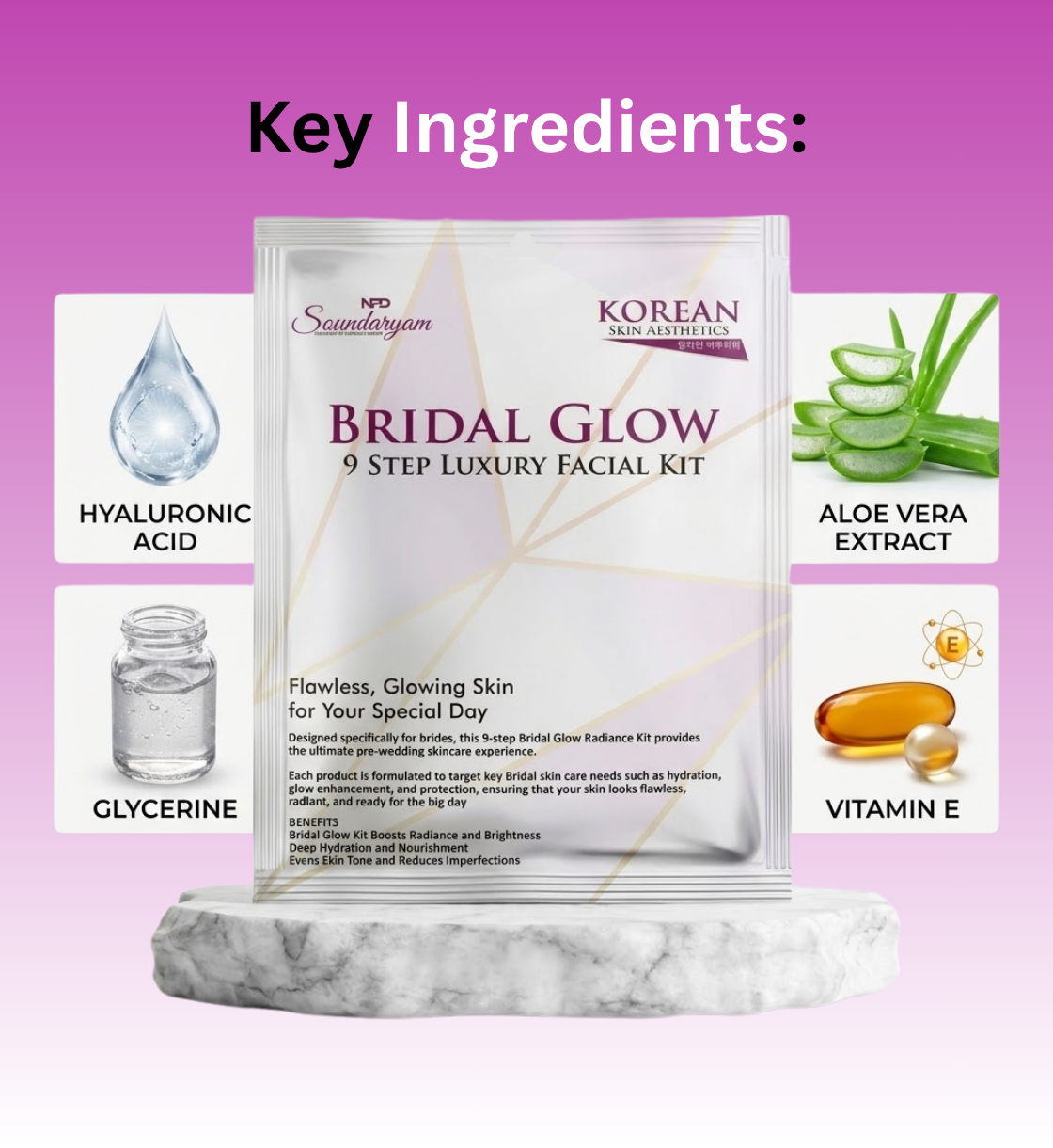 9. STEP FACIAL KIT FOR BRIDAL
