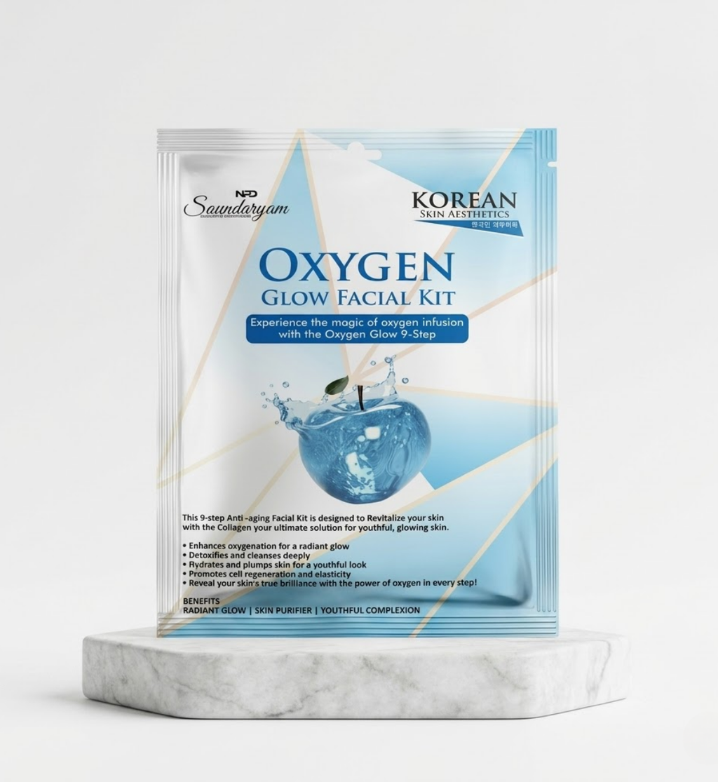 9 STEP FACIAL KIT FOR OPEN PORES-OXYGEN  FACIAL KIT