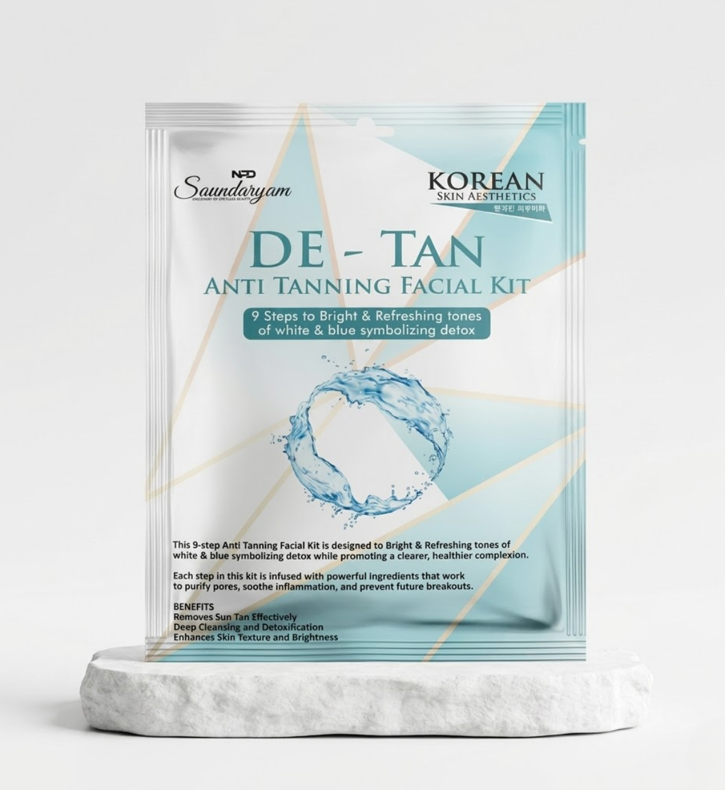 D-TAN FACIAL- 9 STEP FACIAL KIT FOR TANNING
