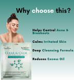 CLEAR AND CALM  FACIAL - 9. STEP FACIAL KIT FOR ACNE &OILY SKIN