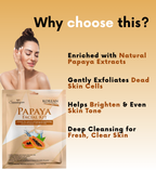 PAPAYA FACIAL KIT-9  STEP PAPAYA FACIAL KIT FOR BRIGHTNING