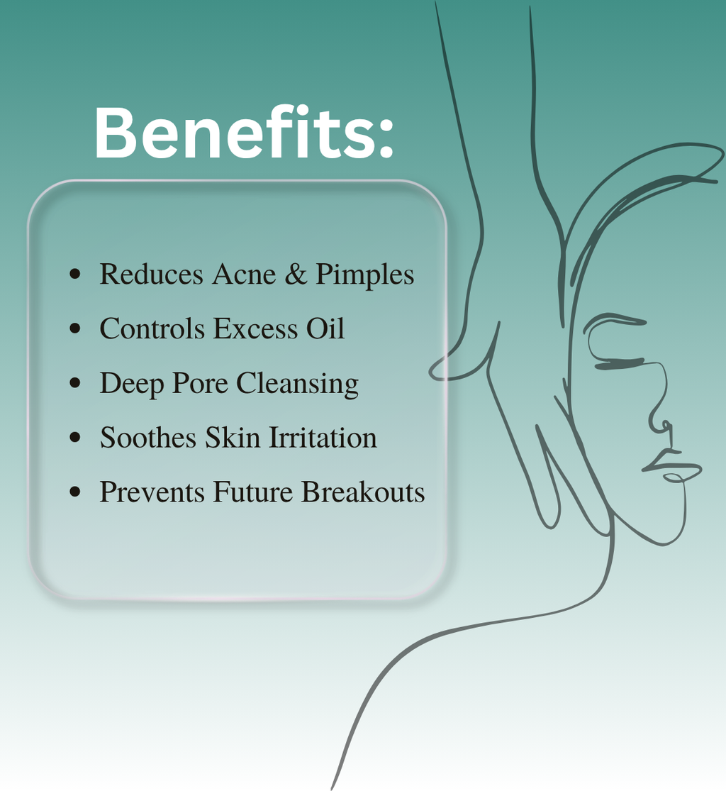 CLEAR AND CALM  FACIAL - 9. STEP FACIAL KIT FOR ACNE &OILY SKIN