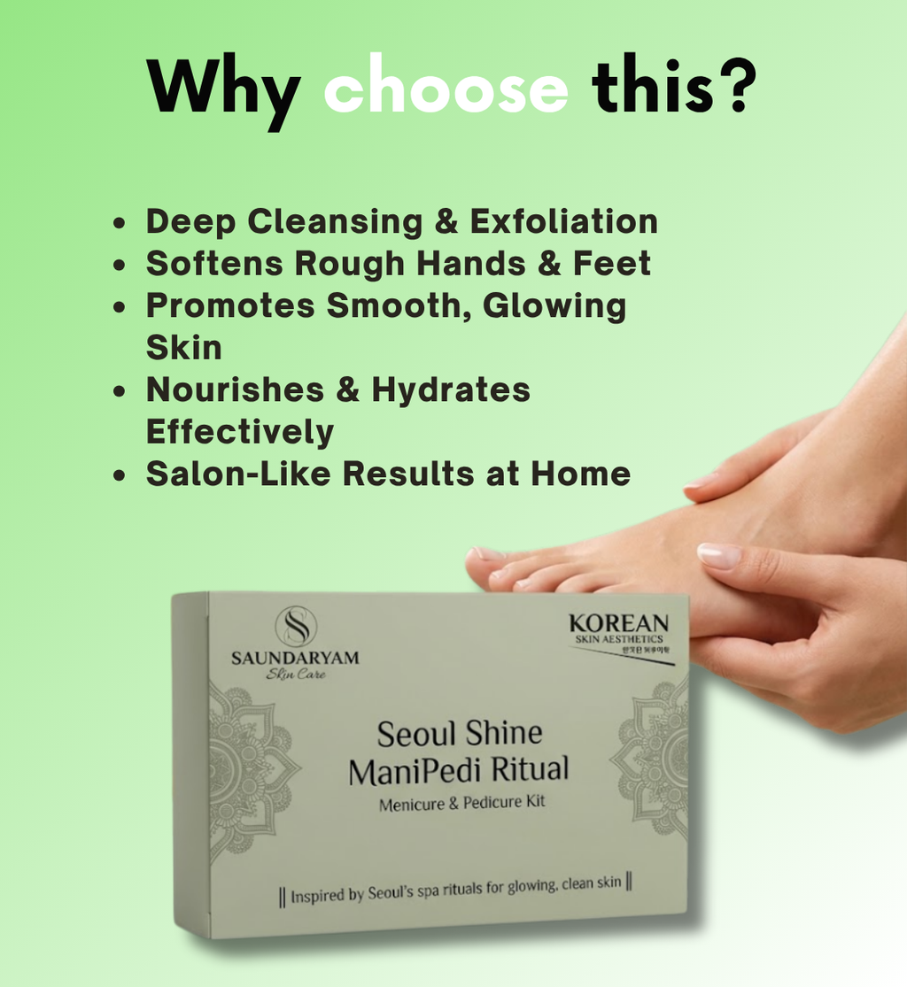 Seoul Shine Meni Pedi Kit-5 Step Korean Meni Pedi Kit