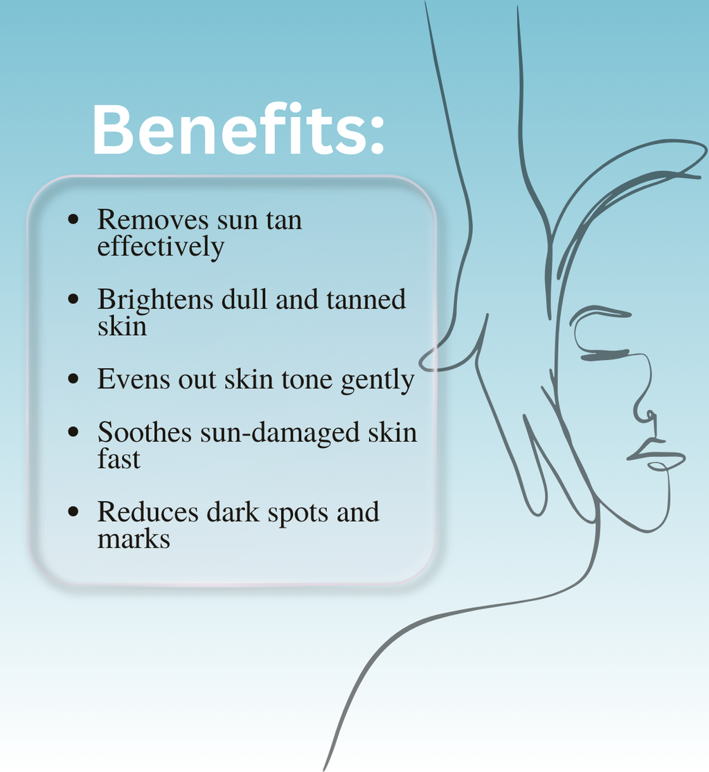 D-TAN FACIAL- 9 STEP FACIAL KIT FOR TANNING