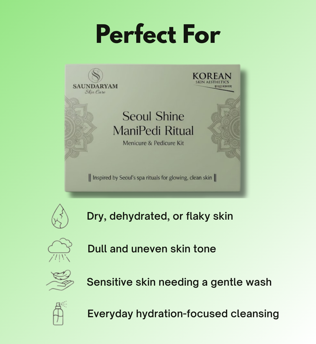 Seoul Shine Meni Pedi Kit-5 Step Korean Meni Pedi Kit