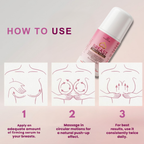 Saundaryam Ayurvedic Breast Massage Serum | Supports Skin Elasticity & Firmness | Ashwagandha, Shatavari & Utangan Enriched