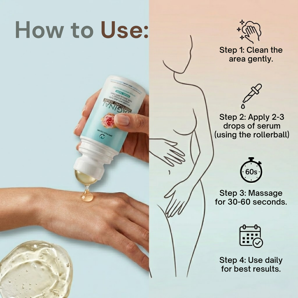 Intimate Wellness Serum for Women | Majufal & Neem Extracts | Feminine Hygiene & Skin Firmness Care