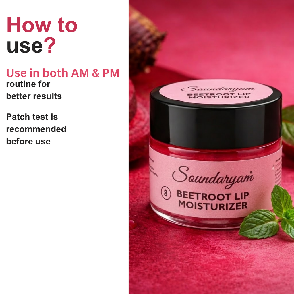 Beet Root Lip Moisturizer- Moisturizer For Lips with Beetroot Extract