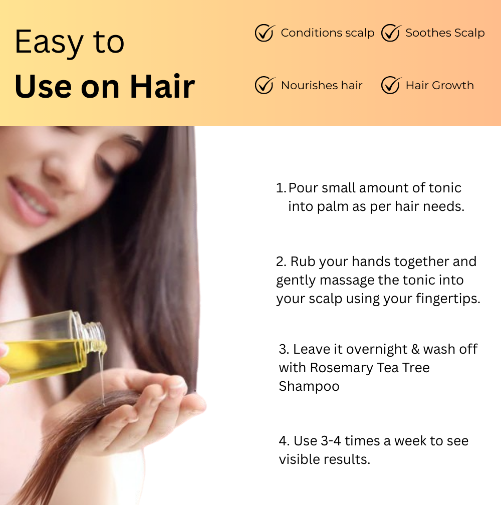 Korean Hair Tonic-Rosemary And Methi Dana Hair Tonic for Hair Fall and Regrowth