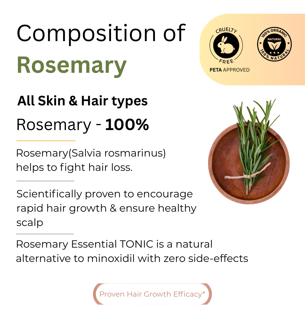 Korean Hair Tonic-Rosemary And Methi Dana Hair Tonic for Hair Fall and Regrowth