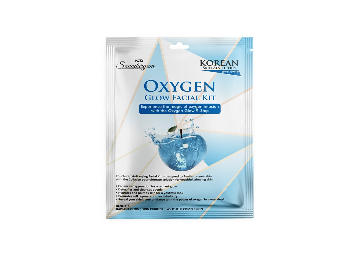9 STEP FACIAL KIT FOR OPEN PORES-OXYGEN  FACIAL KIT