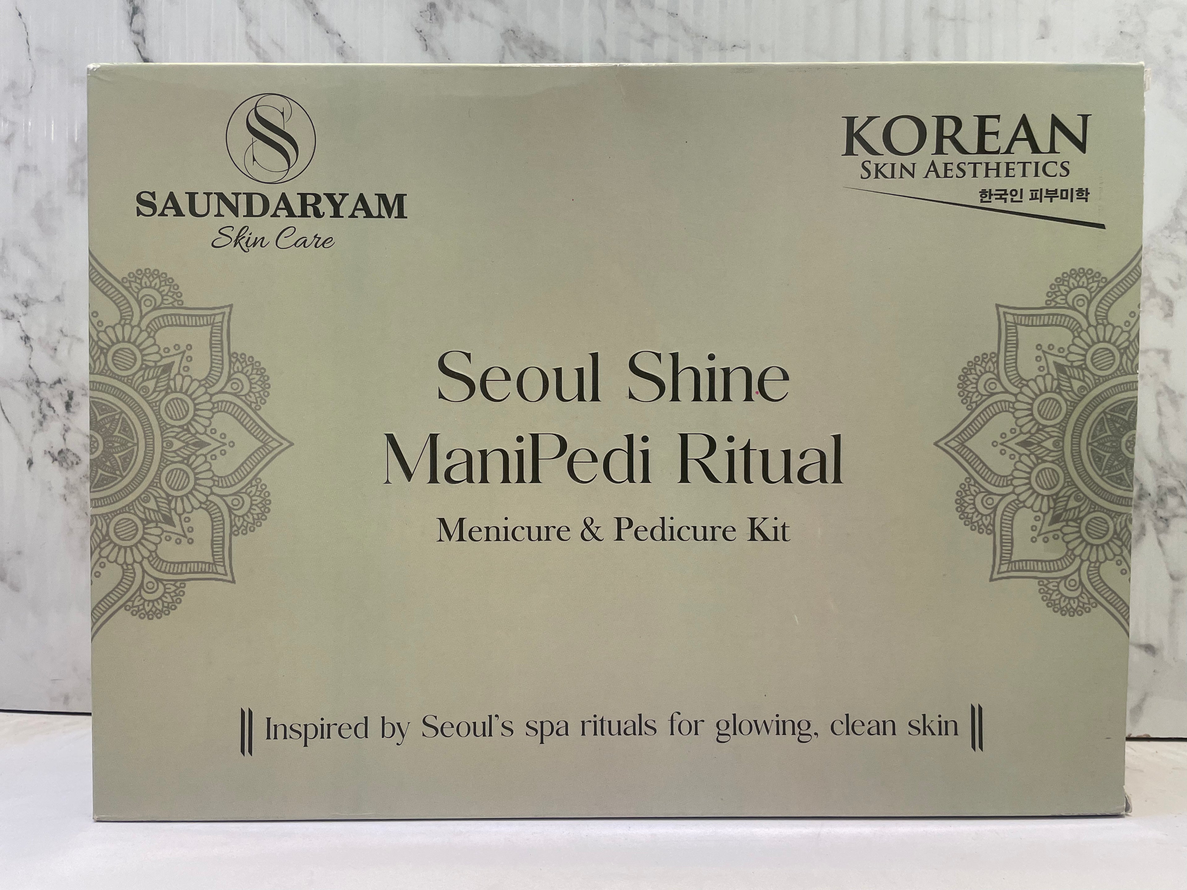 Seoul Shine Meni Pedi Kit-5 Step Korean Meni Pedi Kit