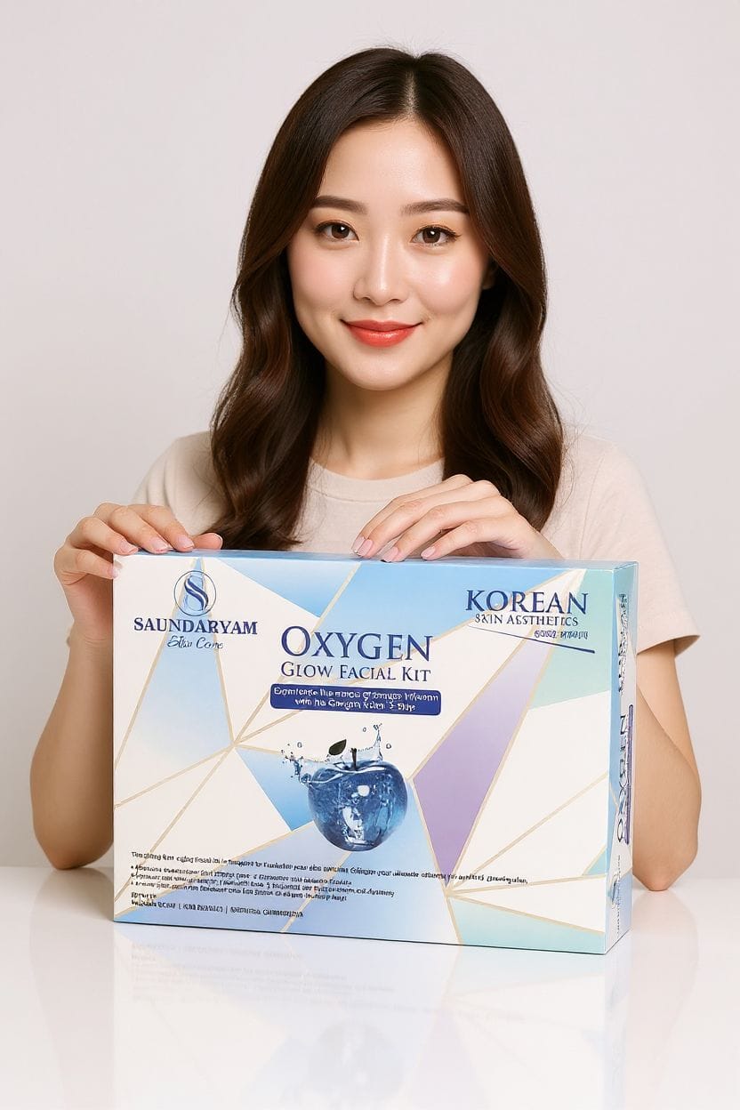 9 STEP FACIAL KIT FOR OPEN PORES-OXYGEN  FACIAL KIT- Big Pack