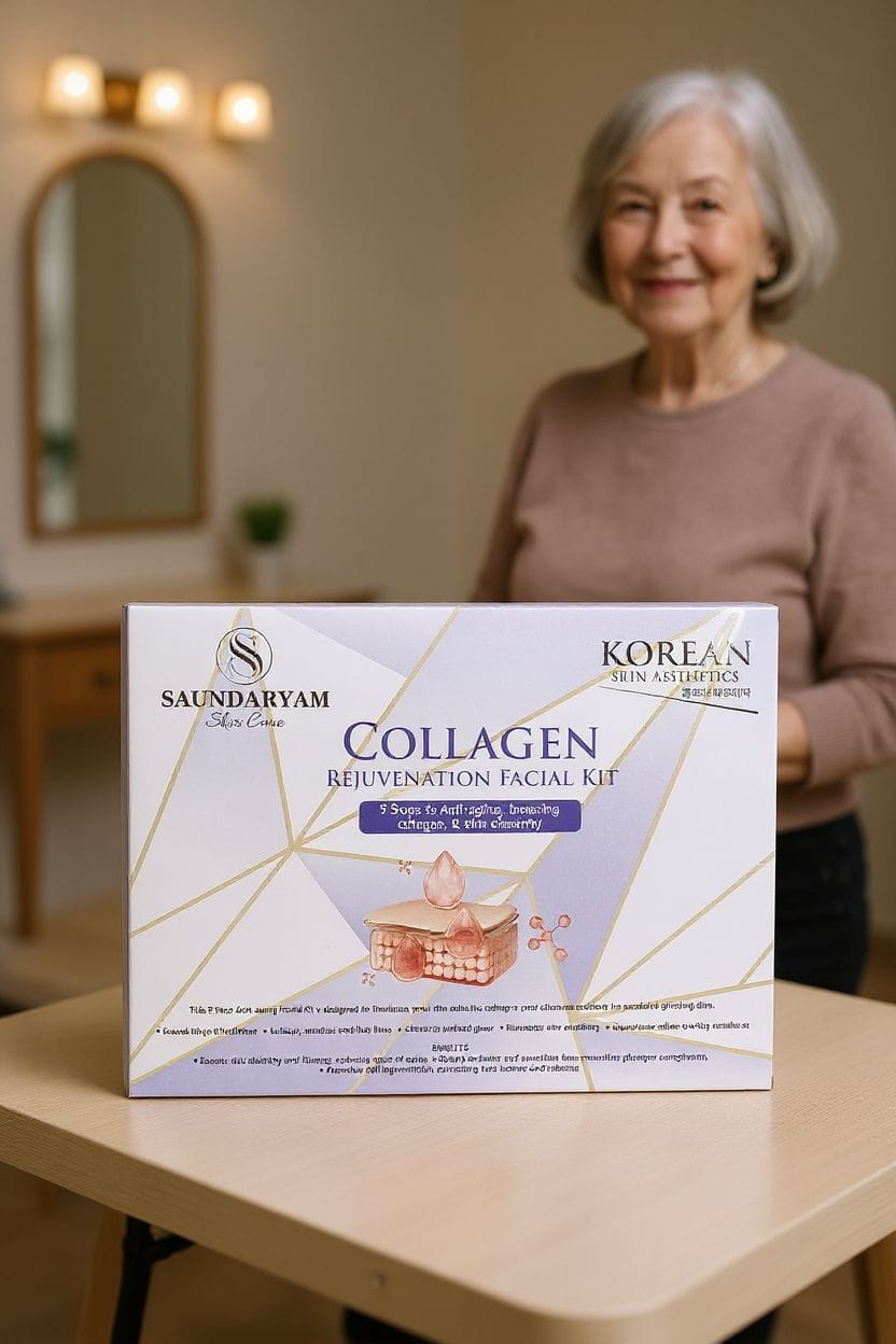 COLLEGEN REJUNVATION  FACIAL KIT- 9STEP FACIAL KIT FOR ANTI AGENING