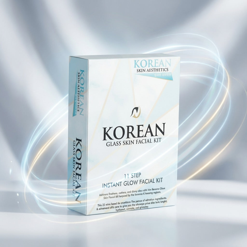 KOREAN GLASS SKIN FACIAL -11 STEP FACAIL KIT FOR GLASS SKIN