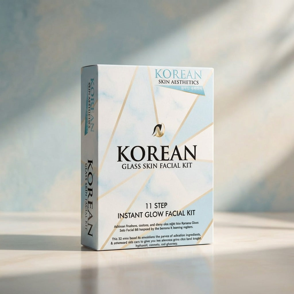 KOREAN GLASS SKIN FACIAL -11 STEP FACAIL KIT FOR GLASS SKIN
