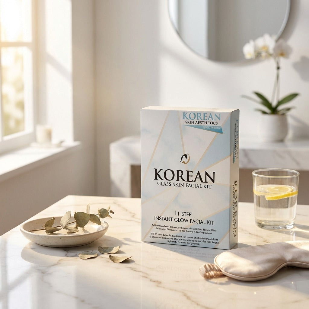 KOREAN GLASS SKIN FACIAL -11 STEP FACAIL KIT FOR GLASS SKIN