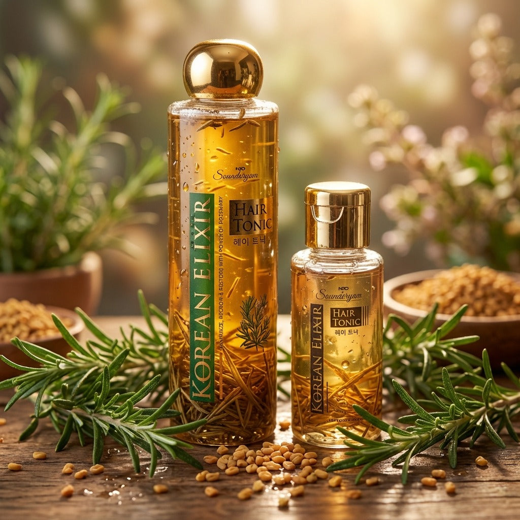 Korean Hair Tonic-Rosemary And Methi Dana Hair Tonic for Hair Fall and Regrowth