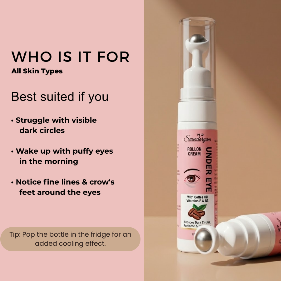 Under Eye Roller Cream-For Under Eye and Dark Circle Cream for Eyes