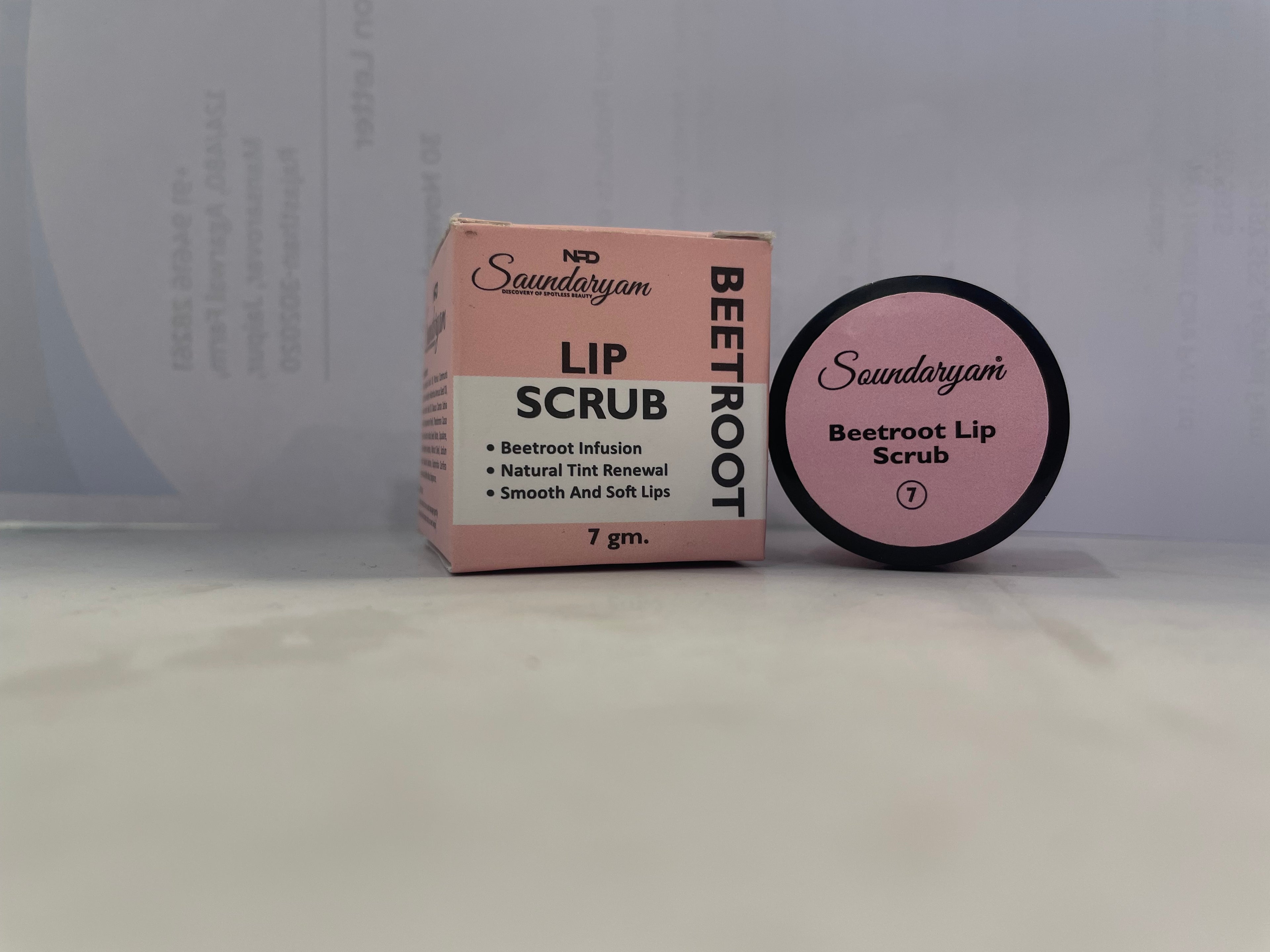 Beet Root Lip Scrub-Lip Tanning Remover Scrub Enhance With Beetroot